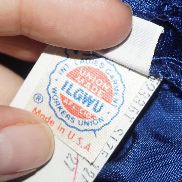 Vintage 80s Crushed Velvet Dress - Picture 9 of 13